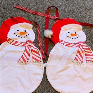 Snowman cooking apron (2 count)